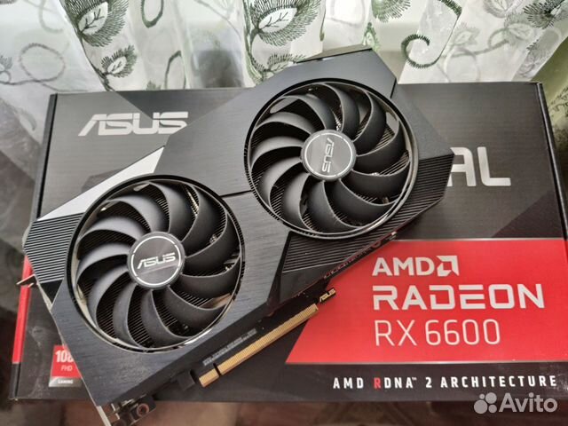 Видеокарта Asus rx6600 купить в Москве с доставкой | Электроника | Авито