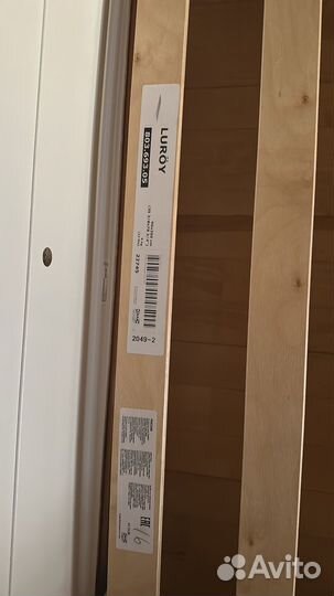 Кровать односпальная с матрасом б/у IKEA 90x200