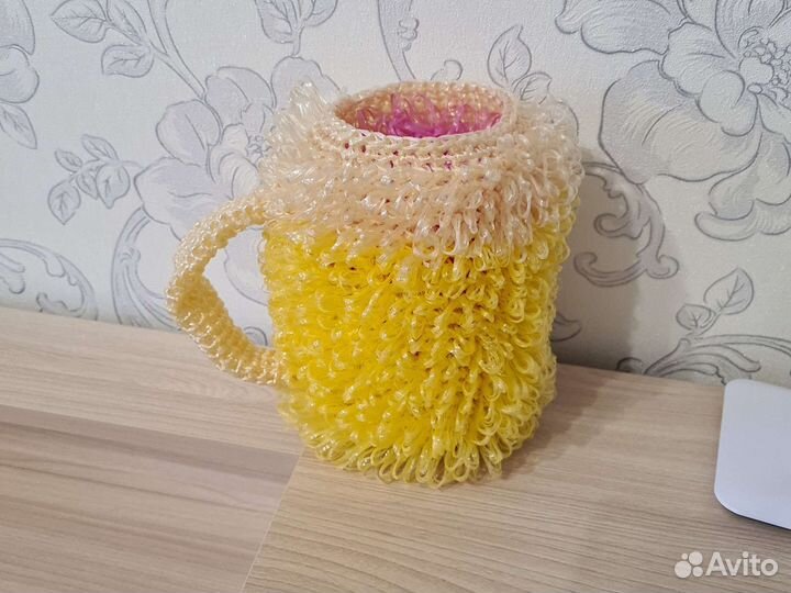 Мочалка ручной работы