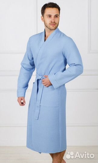Халат мужской вафельный