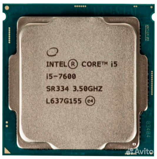 Intel I5 7600 в хорошем состоянии