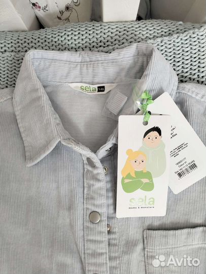 Рубашка новая для девочки Sela 146