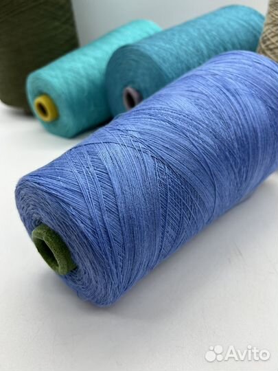 Хлопок с модалем Пряжа на бобинах Италия