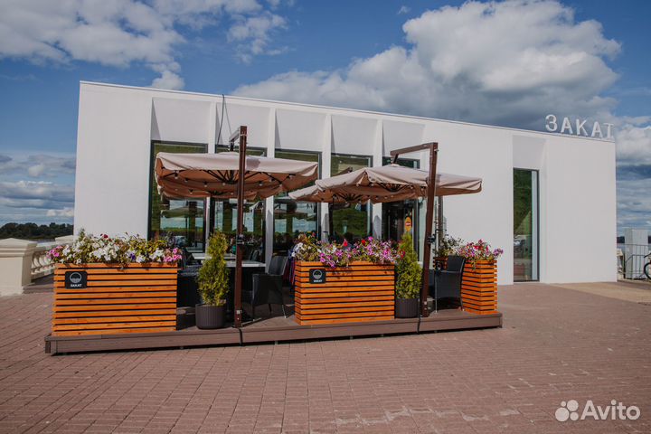 Зонты для летнего кафе