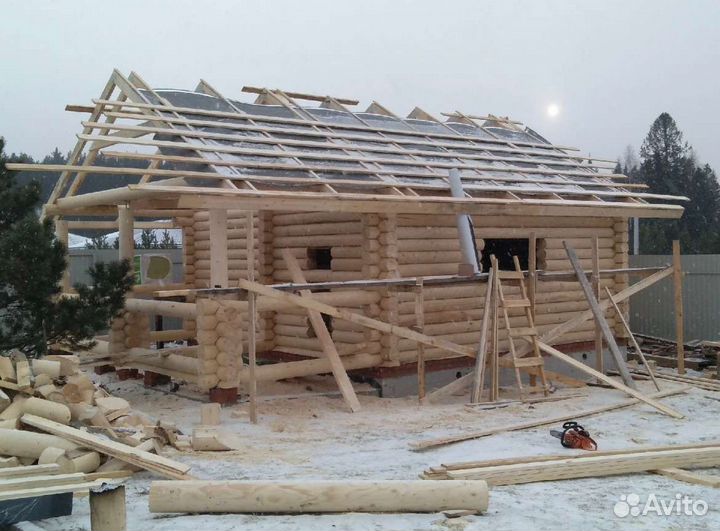 Сруб дома, бани, беседки. Изготовление, установка