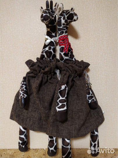 Жираф-пакетница