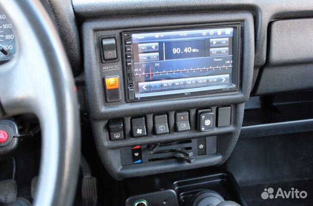 Нива 4Х4 консоль панели приборов 2din