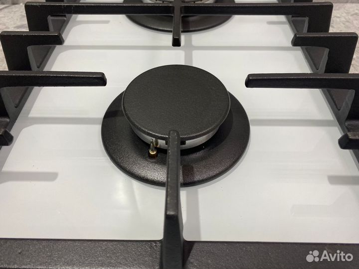 Газовая поверхность avex HS 3022 белое стекло