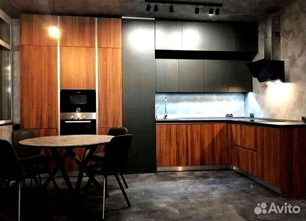 Угловой кухонный гарнитур современный