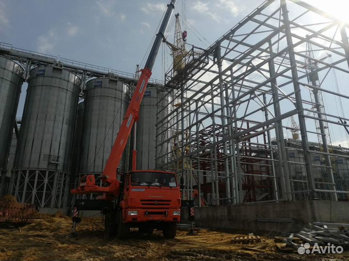 Аренда и услуги автокрана, 50 т, 42.7 м, с гуськом 15 м