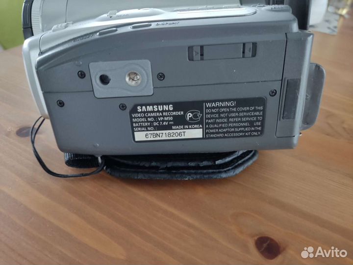 Samsung vp-m50 видеокамера