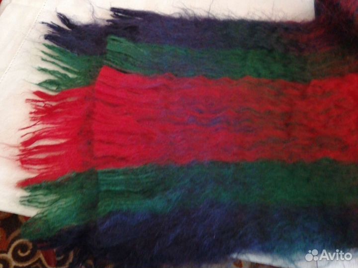 Шарф мужской новый. Мохеровый. Индия