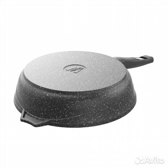 Сковорода Мечта гранит 26 см с крышкой