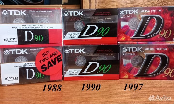 Аудиокассеты TDK D90