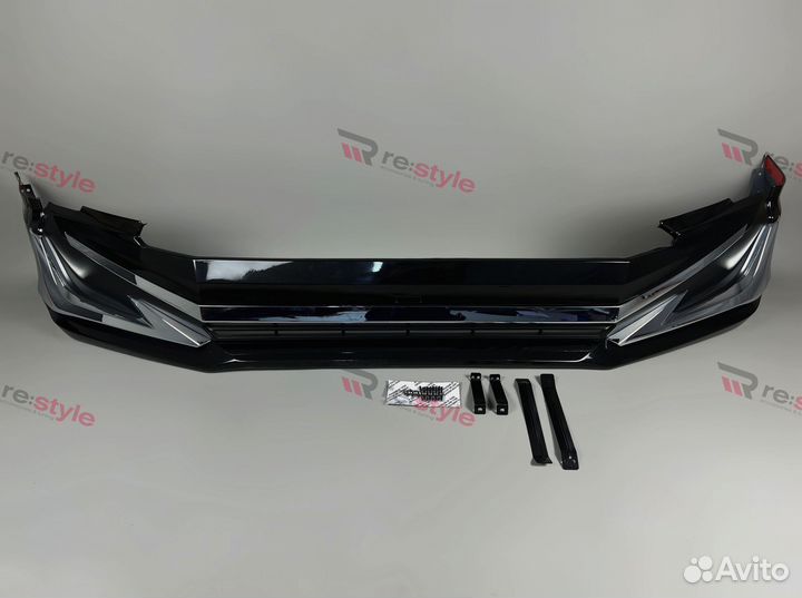 Губа на бампер Land Cruiser Prado 150 Modellista