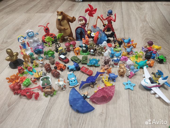 Игрушки киндер пакетом (разные серии)