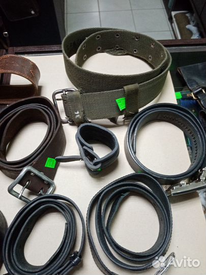 Ремни кожа разные