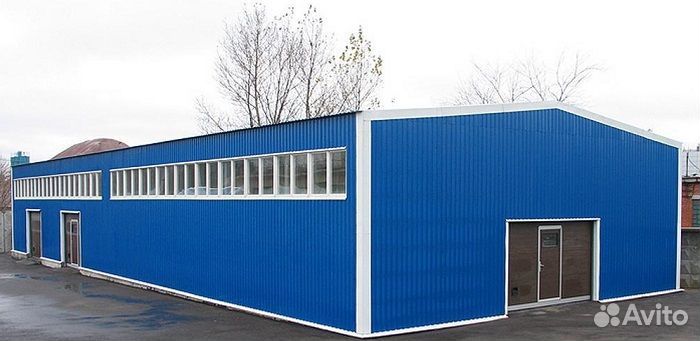 Ангары из проф листа