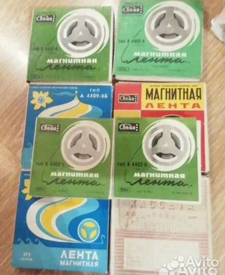 Магнитная лента/катушки/бабины8 штук 13/15 диаметр