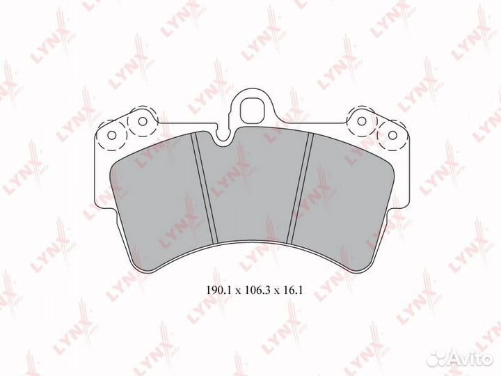 Колодки тормозные audi Q7/volkswagen touareg/porcs