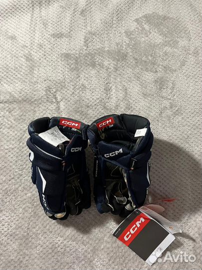 Хоккейные краги (перчатки) CCM AS-V Pro Jr 11,12