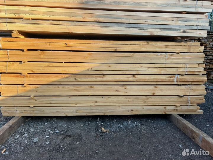 Доска обрезная 50х200х6000мм