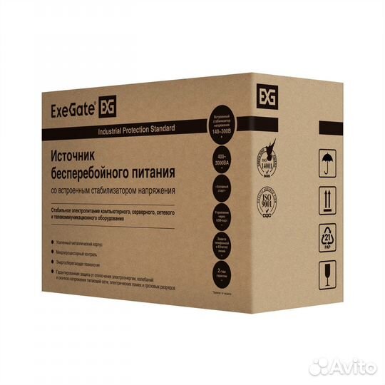 Ибп ExeGate Power Smart ULB-850.LCD.AVR.2SH.RJ.USB