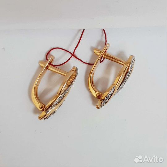Золотые серьги