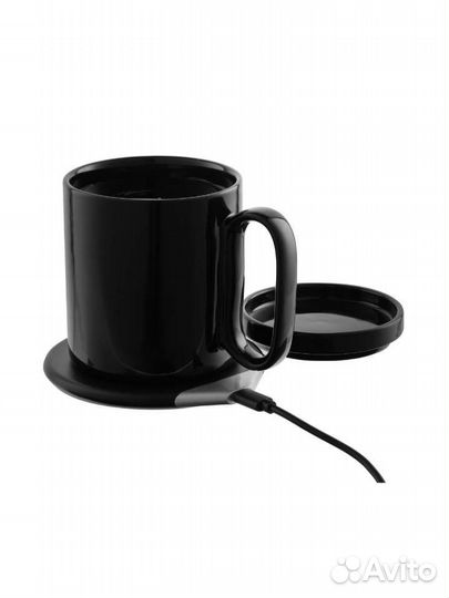 Кружка с подогревом и беспроводной зарядкой