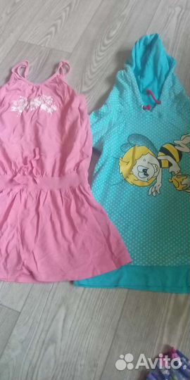 Вещи для девочки на рост 128