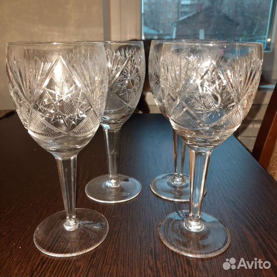 Хрустальные стаканы/фужеры/рюмки СССР