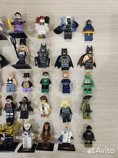 Минифигурки Lego Marvel, DC, TNT 41+1 шт