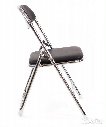 Кресло (стул) Everprof Joker Chrome Экокожа Черный