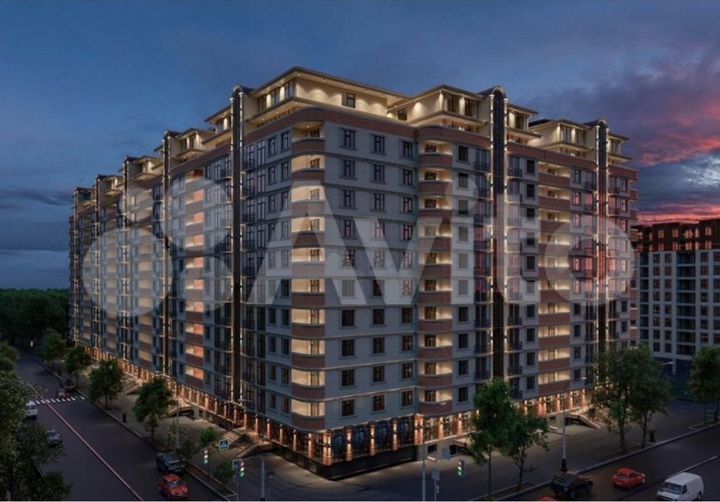 2-к. квартира, 64 м², 6/16 эт.