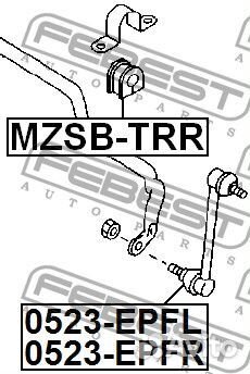 Тяга стабилизатора передняя правая