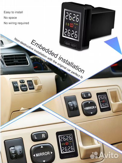 Careud U912 WF Honda внешние датчики давления