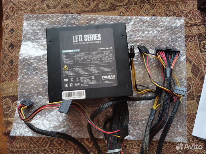 Блок питания Zalman ZM600-lxii 600W новый