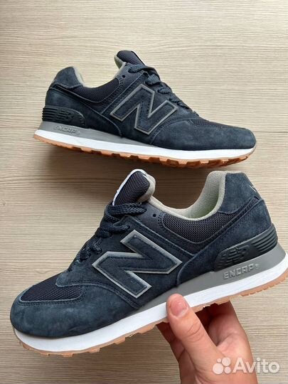 Кроссовки new balance 574 тёмно-синие 41-46