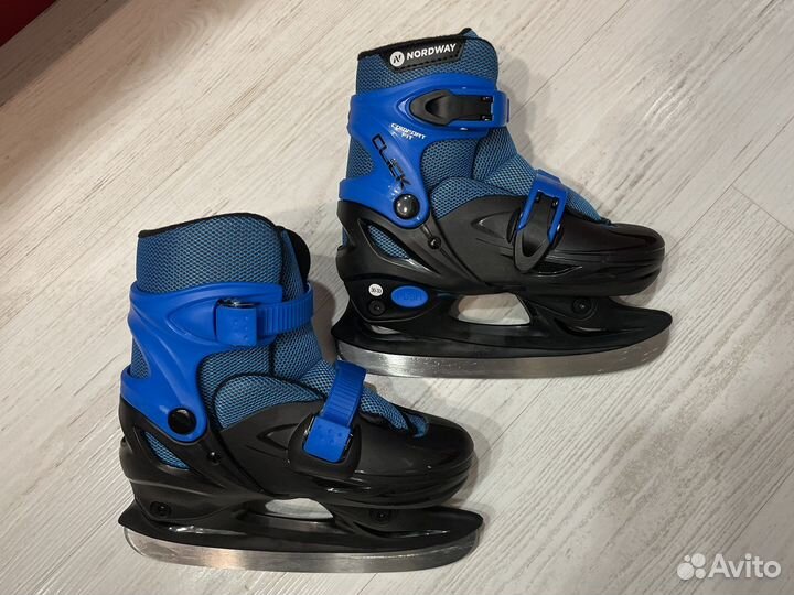 Коньки детские раздвижные nordway 30 -33