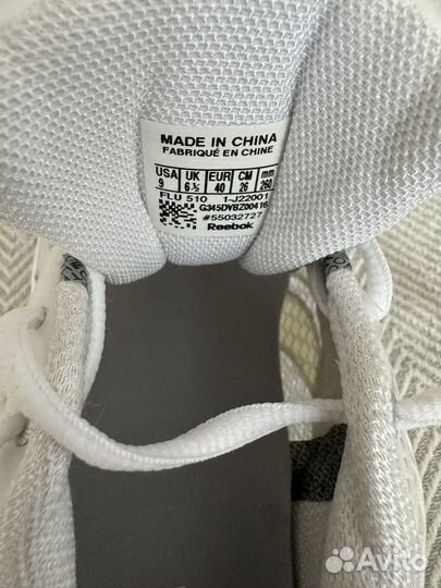 Reebok Runtone кроссовки, белые, размер 39