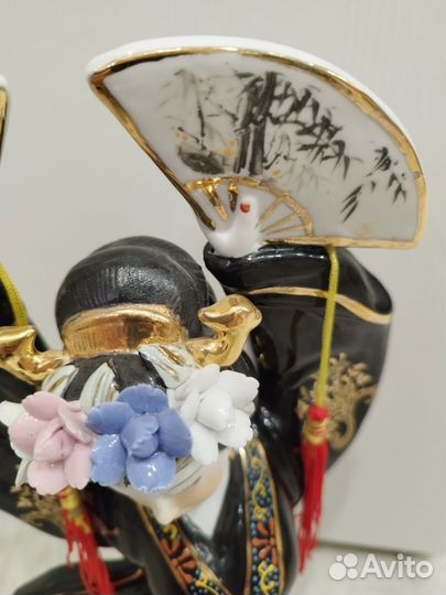 Статуэтка фарфор гейша