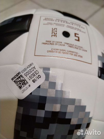 Оригинальный мяч adidas telstar fifa 2018