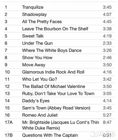 The Killers - Sawdust CD Rus