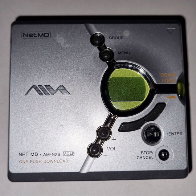 Пишущий MD-плеер NetMD AM-NX9 от Aiwa