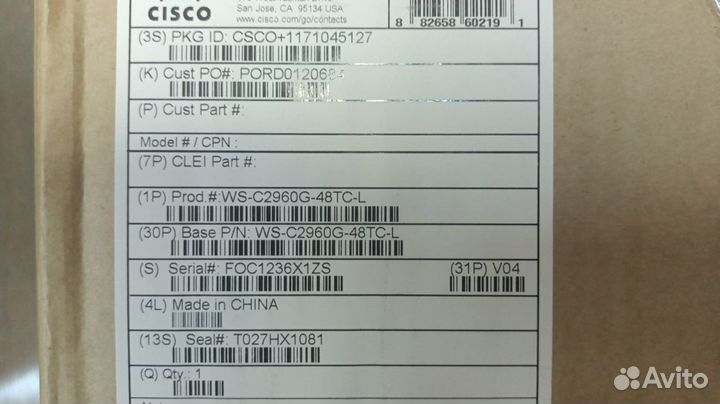 Cisco WS-C2960G-48TC-L