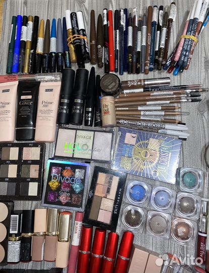 Косметика от pupa, Loreal, Maybelline, Bourjois