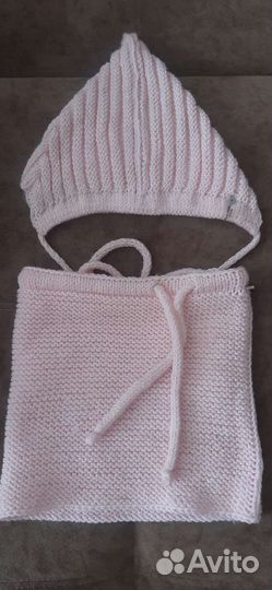 Комплект шапка, шарф