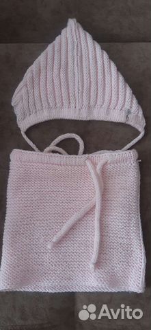 Комплект шапка, шарф