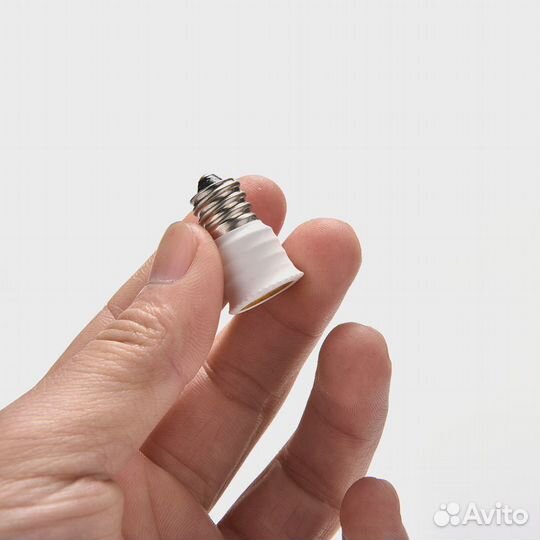 Переходник для ламп с цоколя E14 на E12