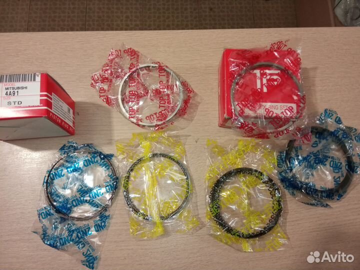 Кольца поршневые Mitsubishi Lancer/Outlander/ASX